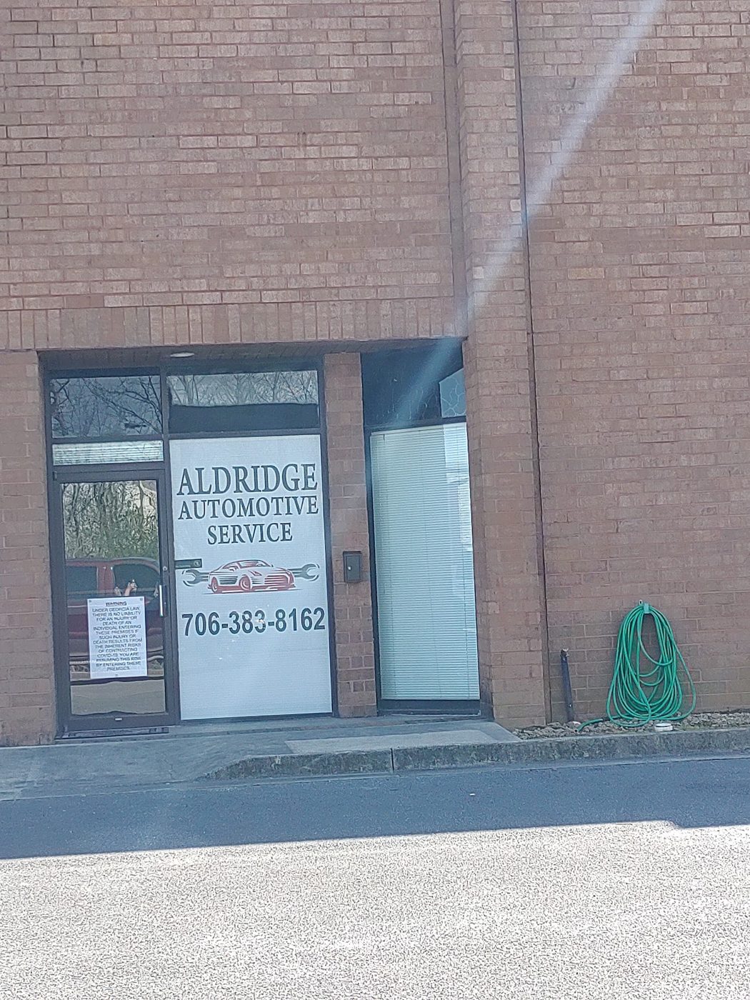 Aldridge Automotive shop entrance