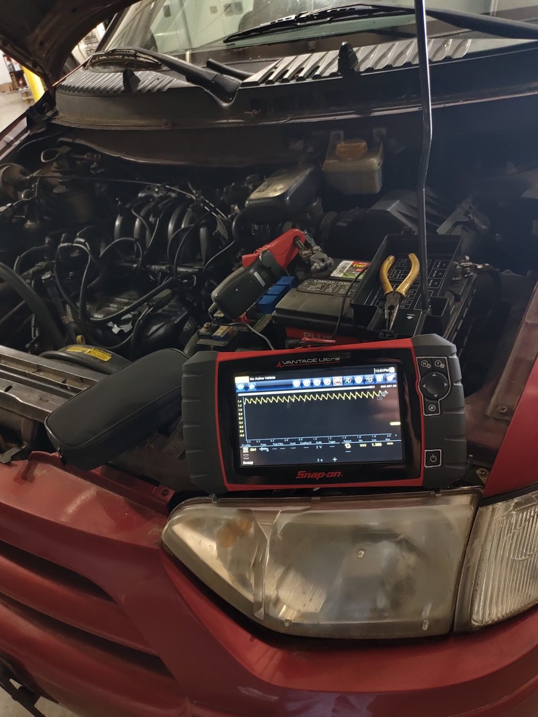 Running a diagnostic scan